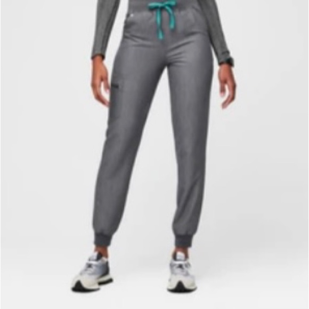 Figs high waisted Zamora in graphite s/p